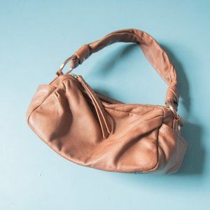 Coach Tan Leather Shoulder Bag